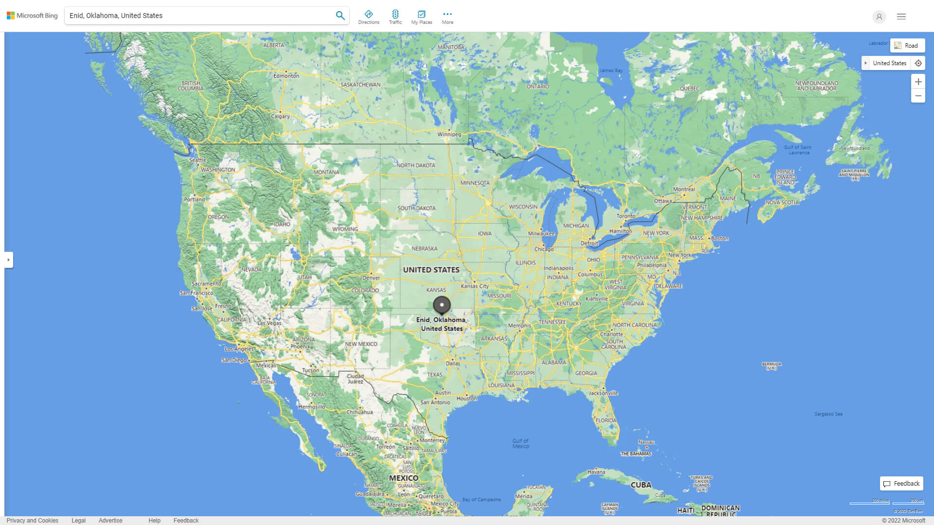 Where is Enid in the US